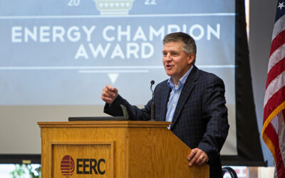 Ron Ness, NDPC President, Receives EERC’s Energy Champion Award